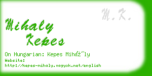 mihaly kepes business card